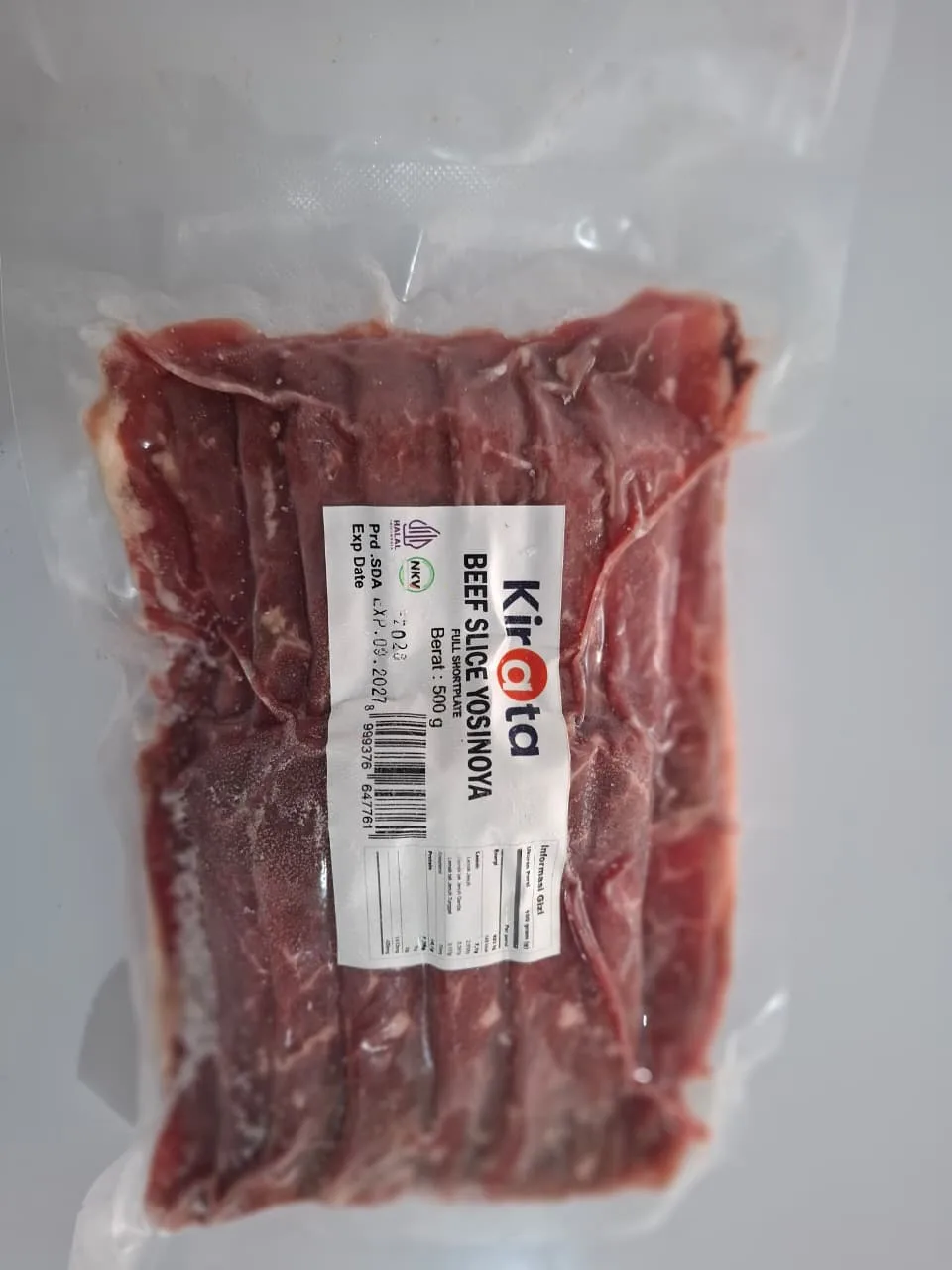 KIRATA BEEF SLICE YOSINOYA ( SHORTPLATE )