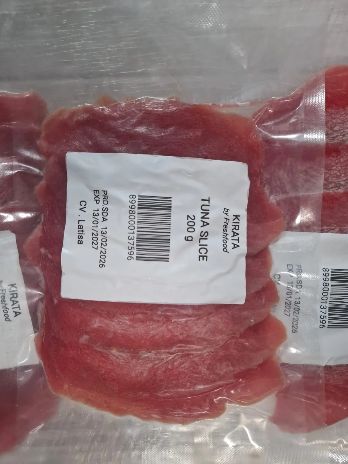 PASIFIC OCEAN TUNA SLICE 200 G