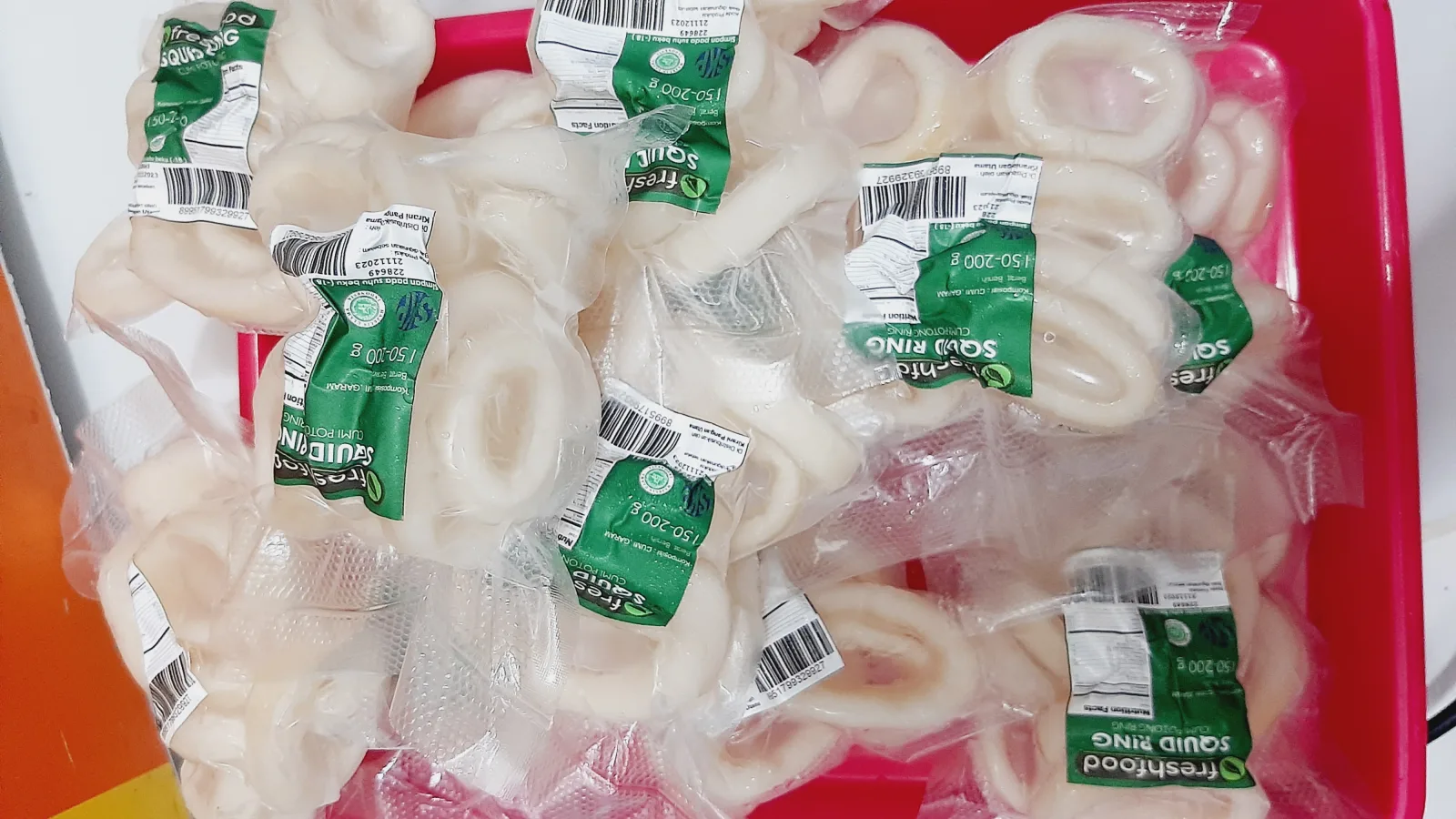 Pasific Ocean Squid Ring 200 GR